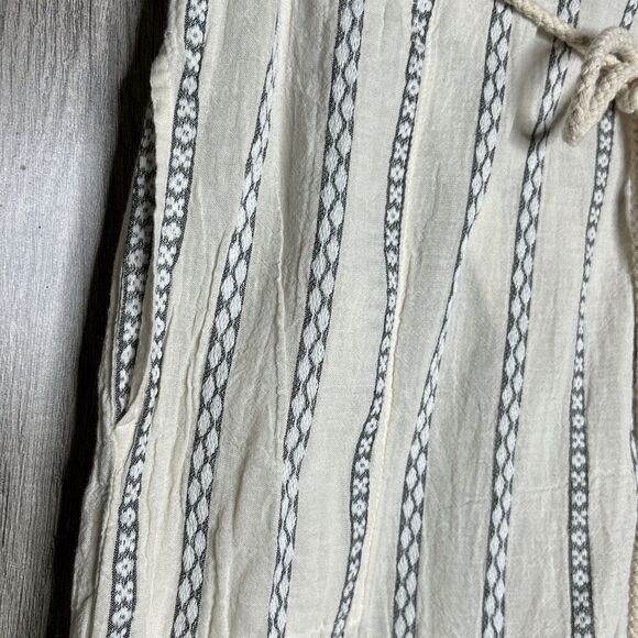 Pearl & Caviar Pants Small Wide Leg Pockets Lightweight Striped Size S - Picture 4 of 9